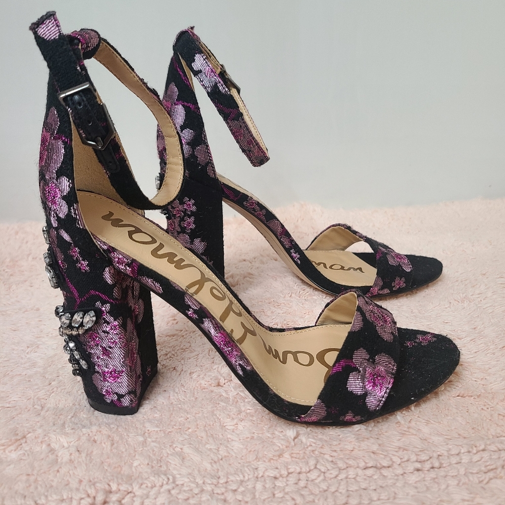 NEW SAM EDELMAN YARO 2 JEWELED heels size 6.5